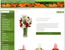Tablet Screenshot of americasfinestflowersandmore.com